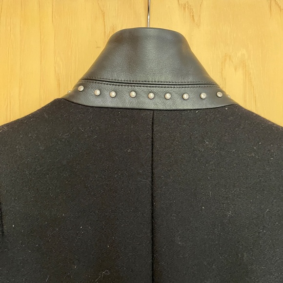 ALLSAINTS | Leni stud coat (Size: US 6 Color: Black) - Picture 3 of 7